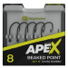 Ridgemonkey háček ape-x beaked point barbed 10 ks - velikost 6