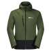 TMAVĚ ZELENÁ PÁNSKÁ HARDSHELLOVÁ BUNDA JACK WOLFSKIN EAGLE PEAK 2L JKT M