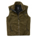 Brandit Vesta Teddyfleece Vest Men olivová