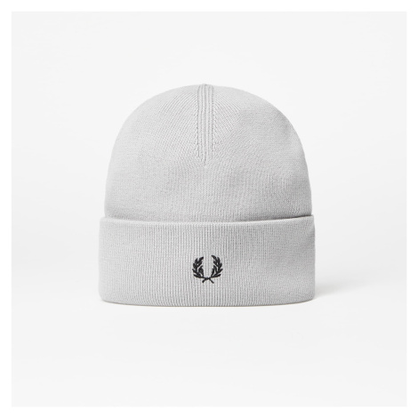 FRED PERRY Merino Wool Beanie Limestone/ Black