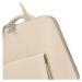 Dámský kožený batůžek kabelka béžový - ItalY Septends béžová