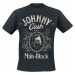 Johnny Cash The Man In Black Tričko černá
