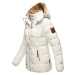 Dámská zimní bunda s kapucí NEKOO Marikoo - WHITE