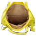 Praktický dámský batoh Dunero, žlutá