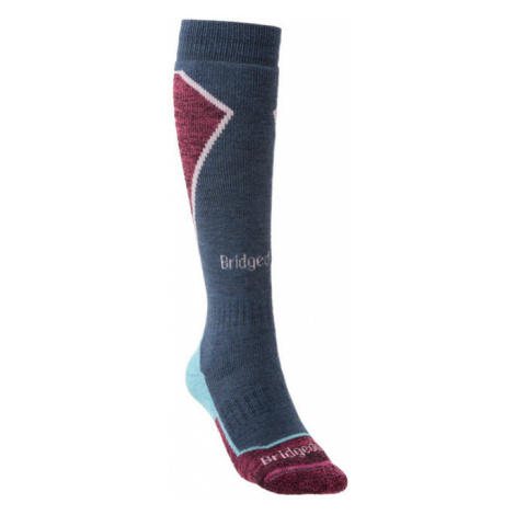 Dámské ponožky Bridgedale Ski Midweight+ dark blue/light blue/230