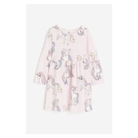 H & M - Šaty z bavlněného žerzeje - růžová
