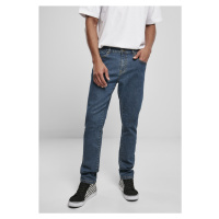 Pánské kalhoty // Urban classics Slim Fit Jeans mid indigo washed