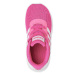 Růžové dětské slip-on tenisky Adidas Lite Racer 2.0 s elastickými tkaničkami