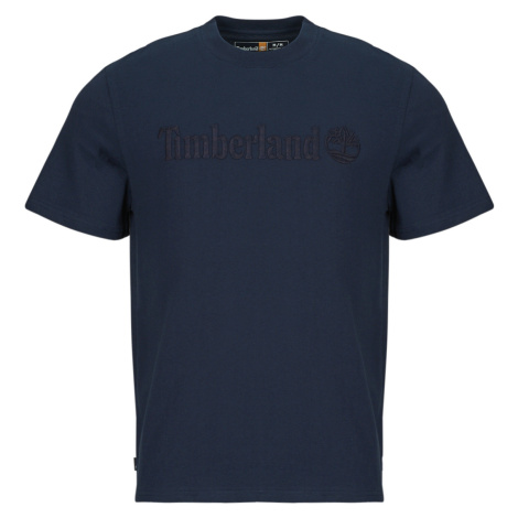 Timberland Embroidery Tonal SS Tee Tmavě modrá