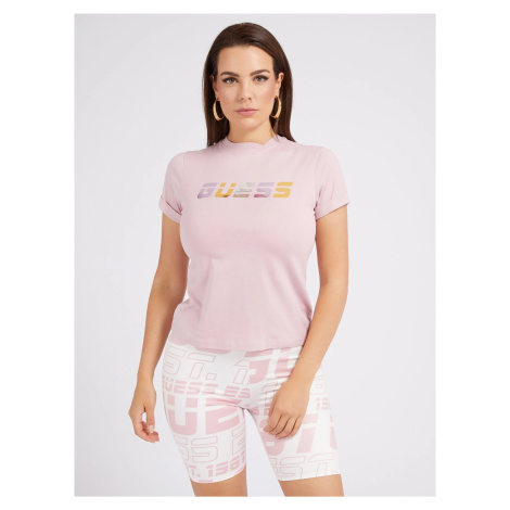 Dámské triko GUESS V2YI04 růžová | růžová