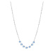 Brosway Půvabný náhrdelník s modrými krystaly Symphonia BYM134