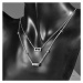 Victoria Filippi Stainless Steel Dvojitý ocelový náhrdelník Alain - chirurgická ocel NHN17046-1/