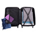 Rogal Tmavě modrá sada 2 luxusních plastových kufrů "Luxury" - M (35l), L (65l)