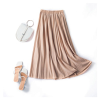 Elegantní midi sukně s elastickým pasem