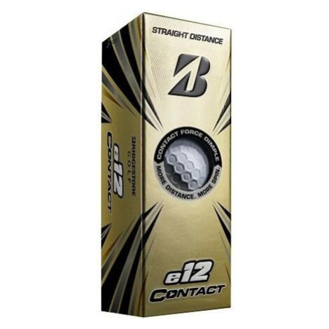 Golfové míčky Bridgestone e12 Contact 3ks - bílé
