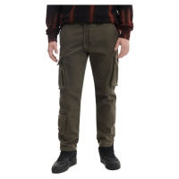 Cropp - Kalhoty JOGGERS CARGO - Zelená