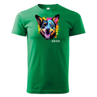 Dětské tričko s potiskem plemene Austrálsky dobytkársky pes s volitelným jménem