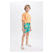 DEFACTO Boy's Patterned Swim Shorts