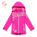 Dívčí softshellová bunda, zateplená KUGO HK5601, růžová Barva: Růžová