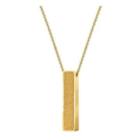 Scento Parfémový náhrdelník ve tvaru obdélníku (Pozlacený 18 ct.)