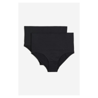H & M - Balení: 2 kalhotky shape - černá