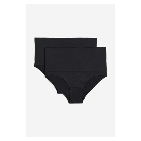 H & M - Balení: 2 kalhotky shape - černá H&M
