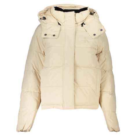 Béžová dámská zimní bunda Calvin Klein