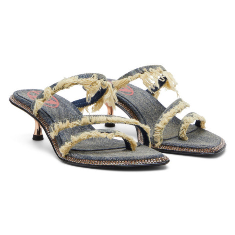 Sandále diesel havanna d-havanna kittie sandals blue denim/amber