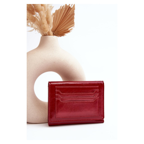 Dámská peněženka vyrobená z ekokůže červené Joanela Kesi
