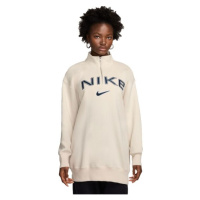 Nike SPORTSWEAR PHOENIX FLEECE Dámská mikina, béžová, velikost