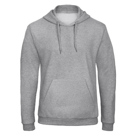 B&amp;C Unisex mikina přes hlavu WUI24 Heather Grey B&C