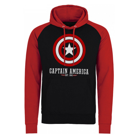 Captain America mikina, Logo Baseball, pánská HYBRIS