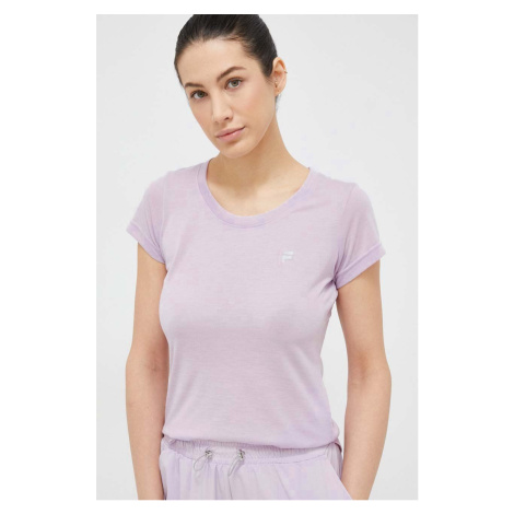 Tréninkové tričko Fila Rahden fialová barva