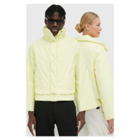 Nepromokavá bunda Rains 15440 Fuse W Jacket žlutá barva, přechodná
