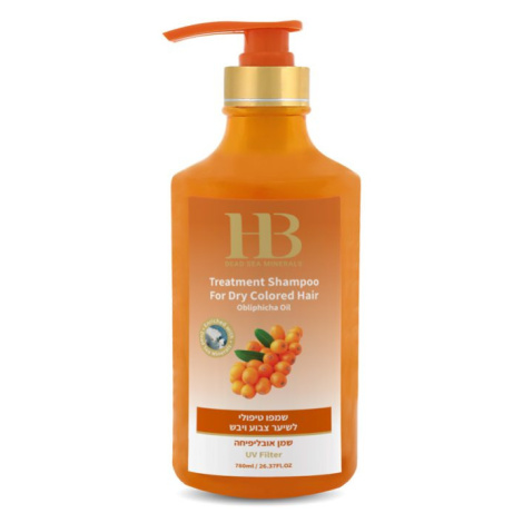 H&B Dead Sea Minerals Šampon pro suché a barvené vlasy s Rakytníkem 780 ml