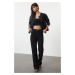 Trendyol Black High Waist Wide Leg Jeans