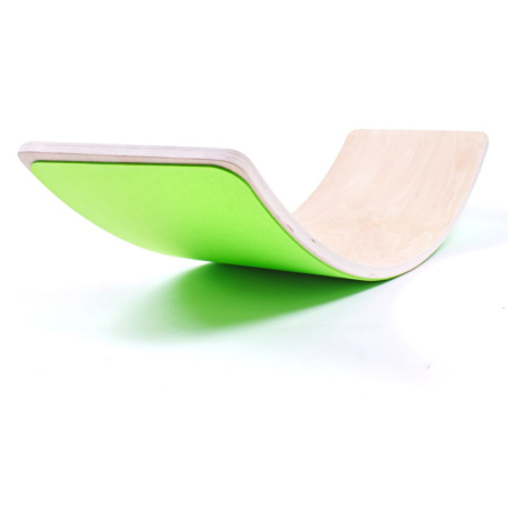 Sportago balanční dřevěná deska Courve, zelená