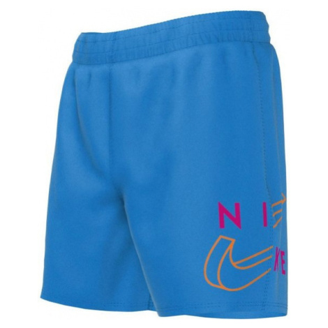 Chlapecké plavecké šortky nike split logo lap 4 boys photo blue