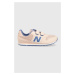 Dětské sneakers boty New Balance PV500PY1 růžová barva