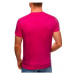 Deoti Pánské tričko s krátkým rukávem Molos tmavě růžová Růžová