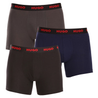 3PACK pánské boxerky HUGO vícebarevné (50503079 413)