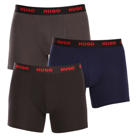 3PACK pánské boxerky HUGO vícebarevné (50503079 413) Hugo Boss