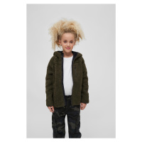 Dětská Teddyfleecejacket Hood olivová