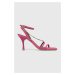 Kožené sandály Alohas růžová barva, HEWEP1C7.84