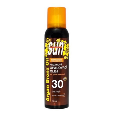Suchý opalovací olej s arganovým olejem SPF30 Sun Argan 150ml VIVACO