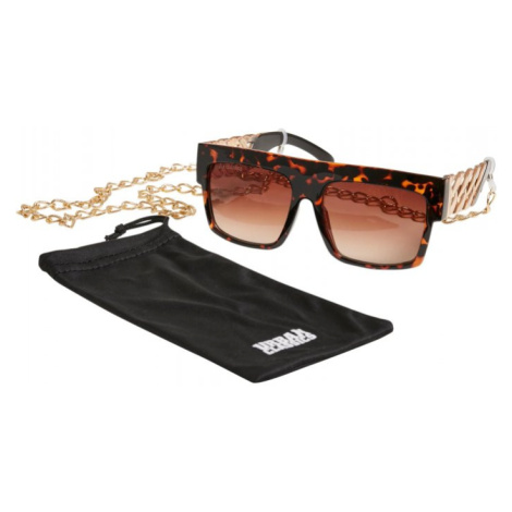 Sunglasses Zakynthos with Chain - amber/gold Urban Classics