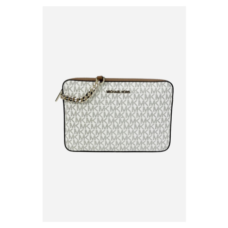 Michael Kors JET SET ITEM crossbody LG EW vanilla monogram dámská kabelka