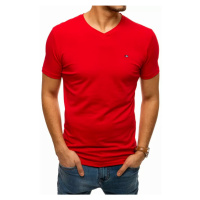 Buďchlap Jednoduché červené tričko