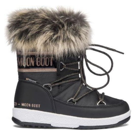 Dívčí boty MOON BOOT JR Girl Monaco Low černé