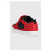 Dětské sneakers boty Kappa červená barva